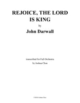 Rejoice, the Lord Is King Orchestra sheet music cover